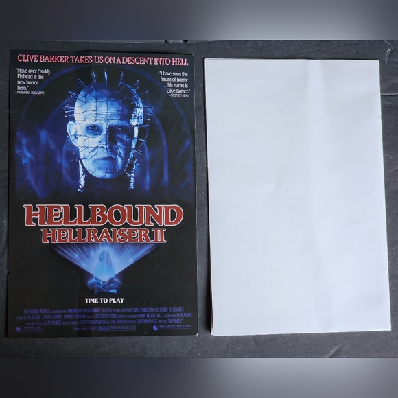 Achor Bay Hellbound Hellraiser 2 DVD w/Slipcover and poster Out of Print - Picture 7 of 8